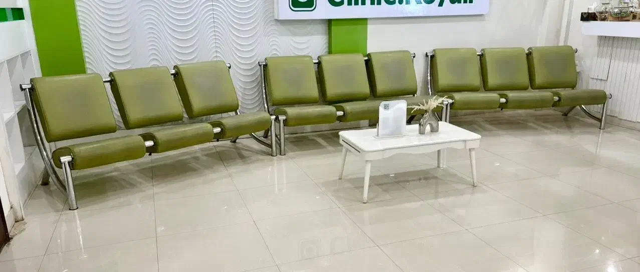 صندلی انتظار بسیار بادوام شرکت رادسیستم|صندلی و نیمکت|اهواز, سپیدار|دیوار