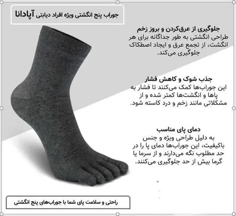 جوراب ۵ انگشتی|لباس|ابریشم, |دیوار