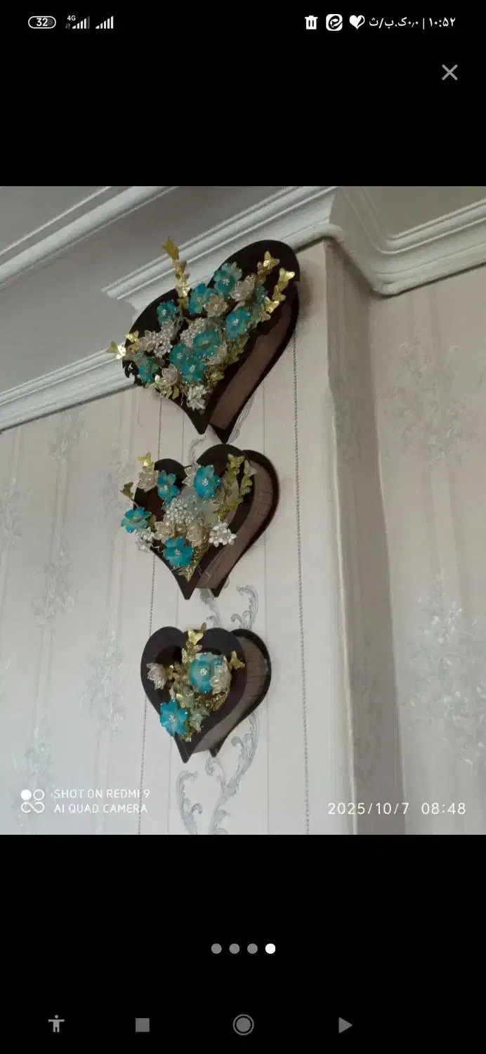 سه تا گل باکس|گل مصنوعی|همدان, |دیوار