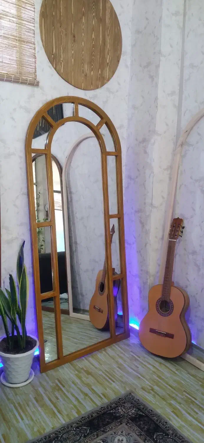 آینه قدی چوب روسی|آینه|مشهد, راهنمایی|دیوار