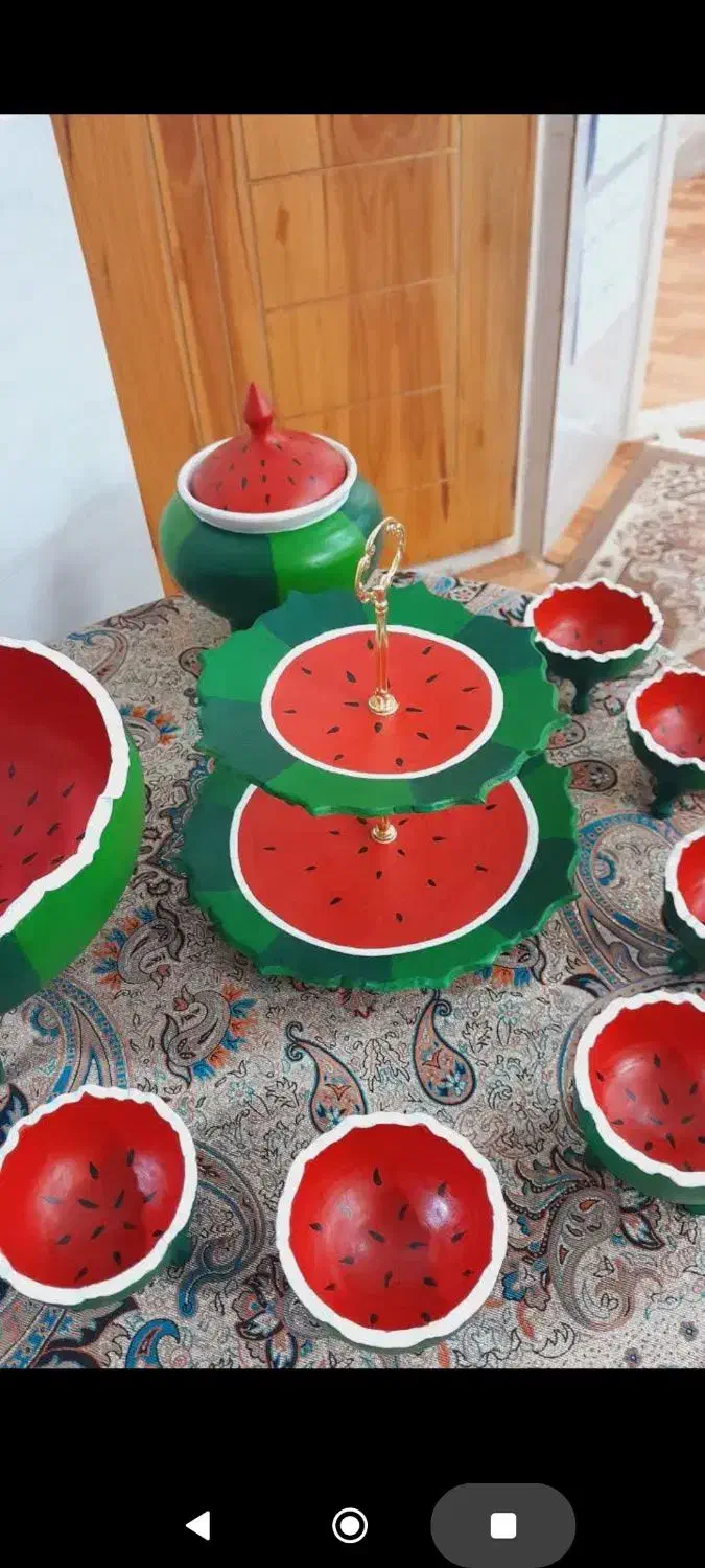 ظروف یلدایی|ظروف سرو و پذیرایی|یزد, |دیوار