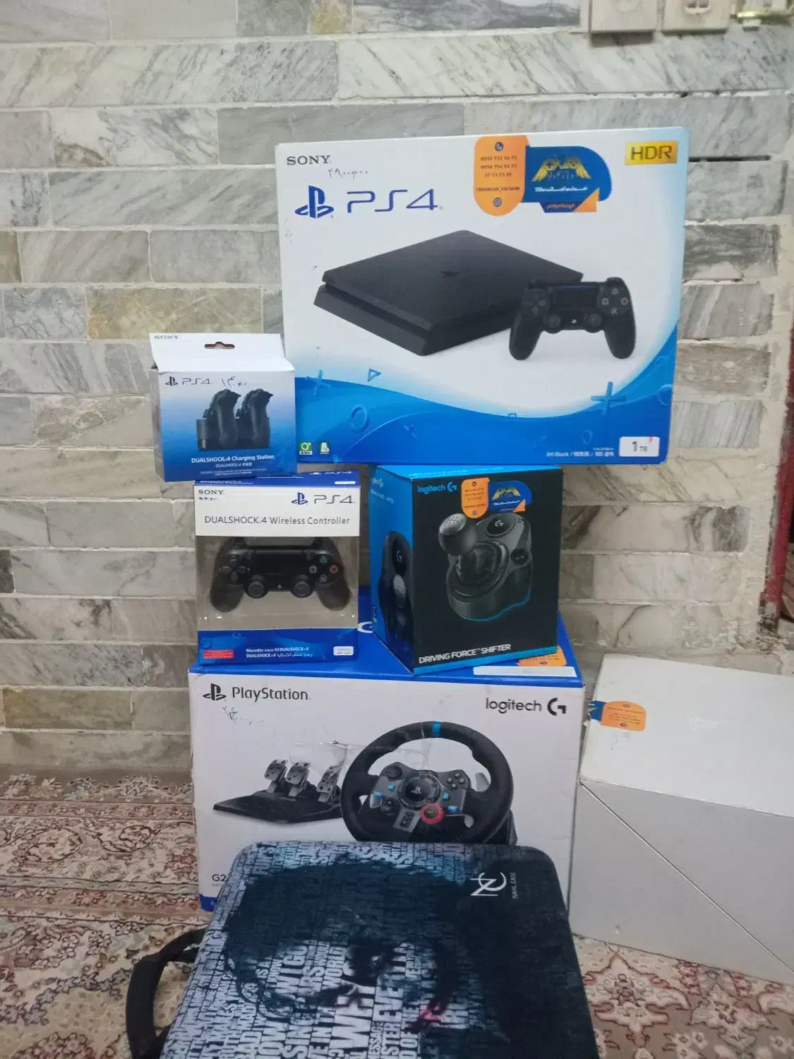 کنسول بازی PS و فرمان. . .|کنسول، بازی ویدئویی و آنلاین|قم, صدوق|دیوار