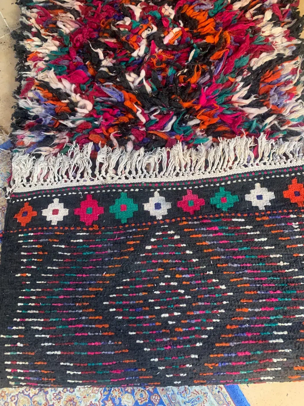 گلیم|گلیم، جاجیم، گبه|سمنان, |دیوار