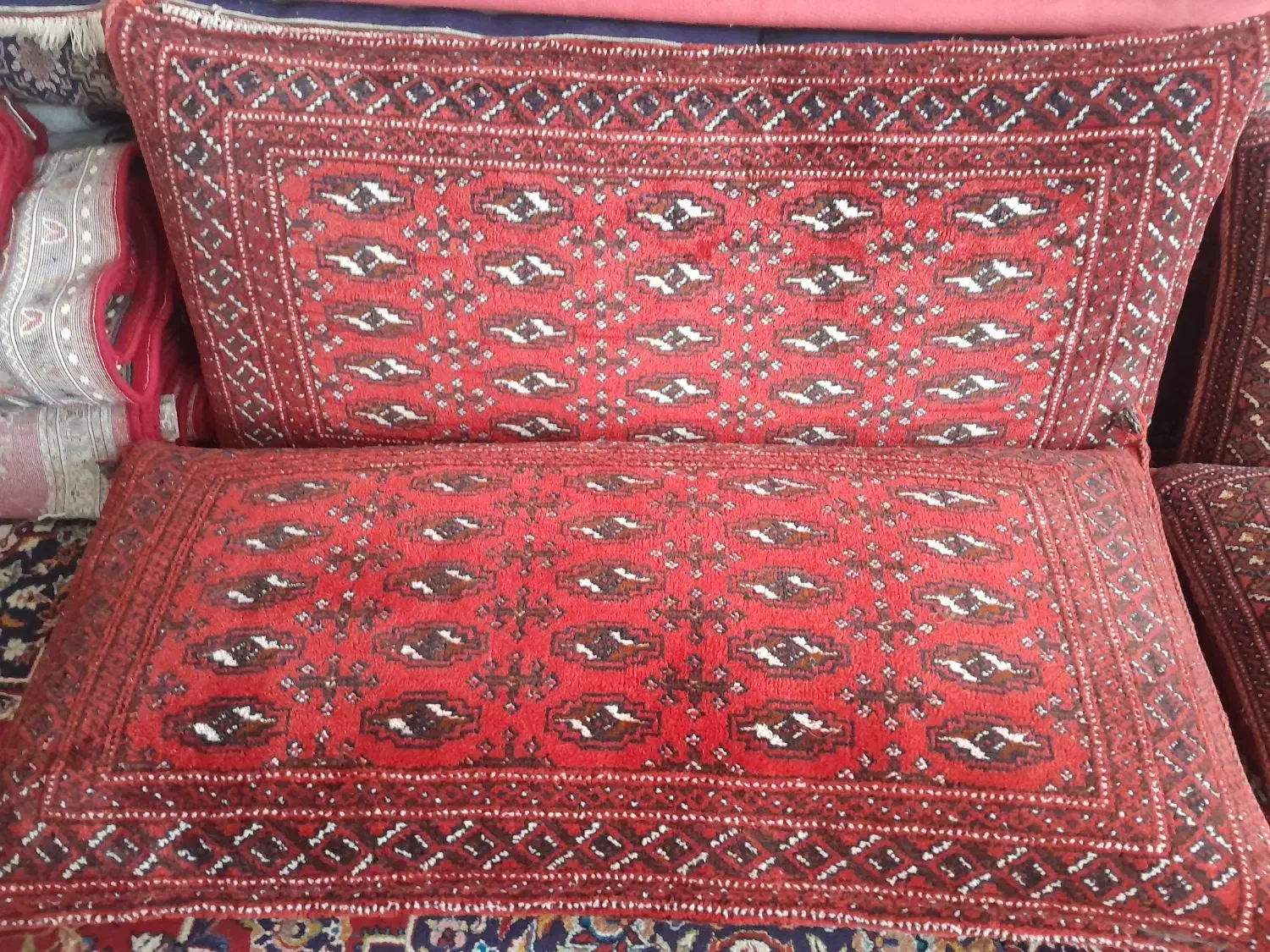 پشتی دستباف ترکمن بافت درجه یک|پشتی|تهران, یاخجی آباد|دیوار