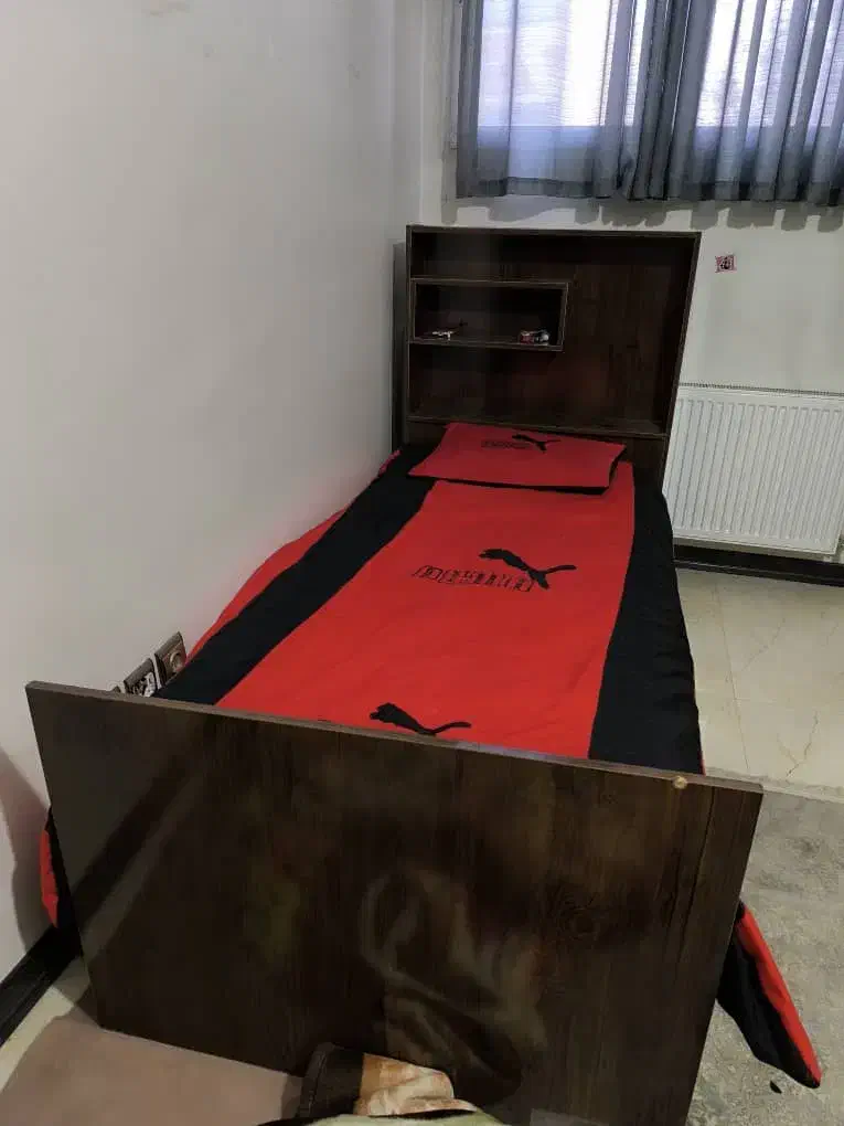 کمد و تخت نوجوان|تخت و سرویس خواب|اصفهان, گلستان|دیوار