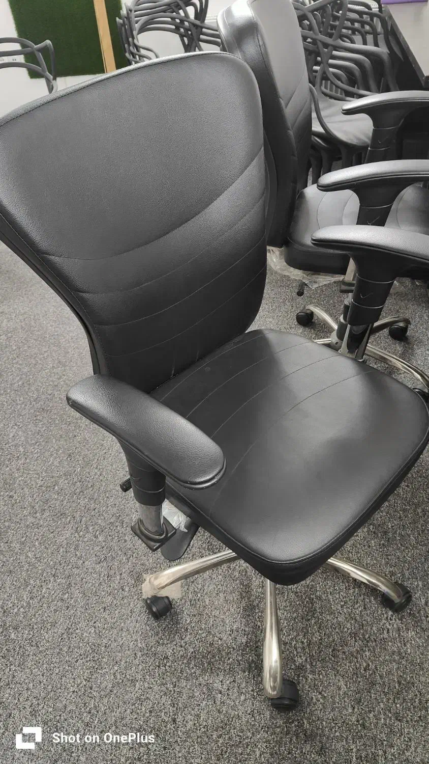 دو عدد صندلی گردون|دفتر کار|قم, شاه احمد قاسم|دیوار