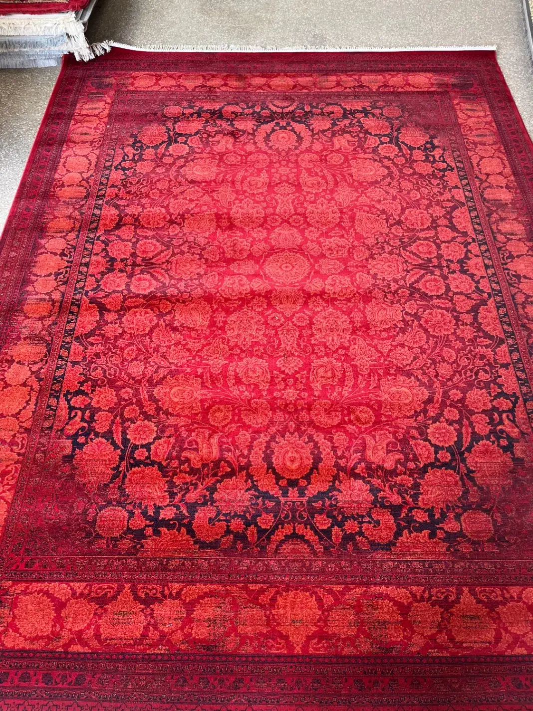 فرش افشان رنگ لاکی|فرش|شیراز, شهرک گلها|دیوار