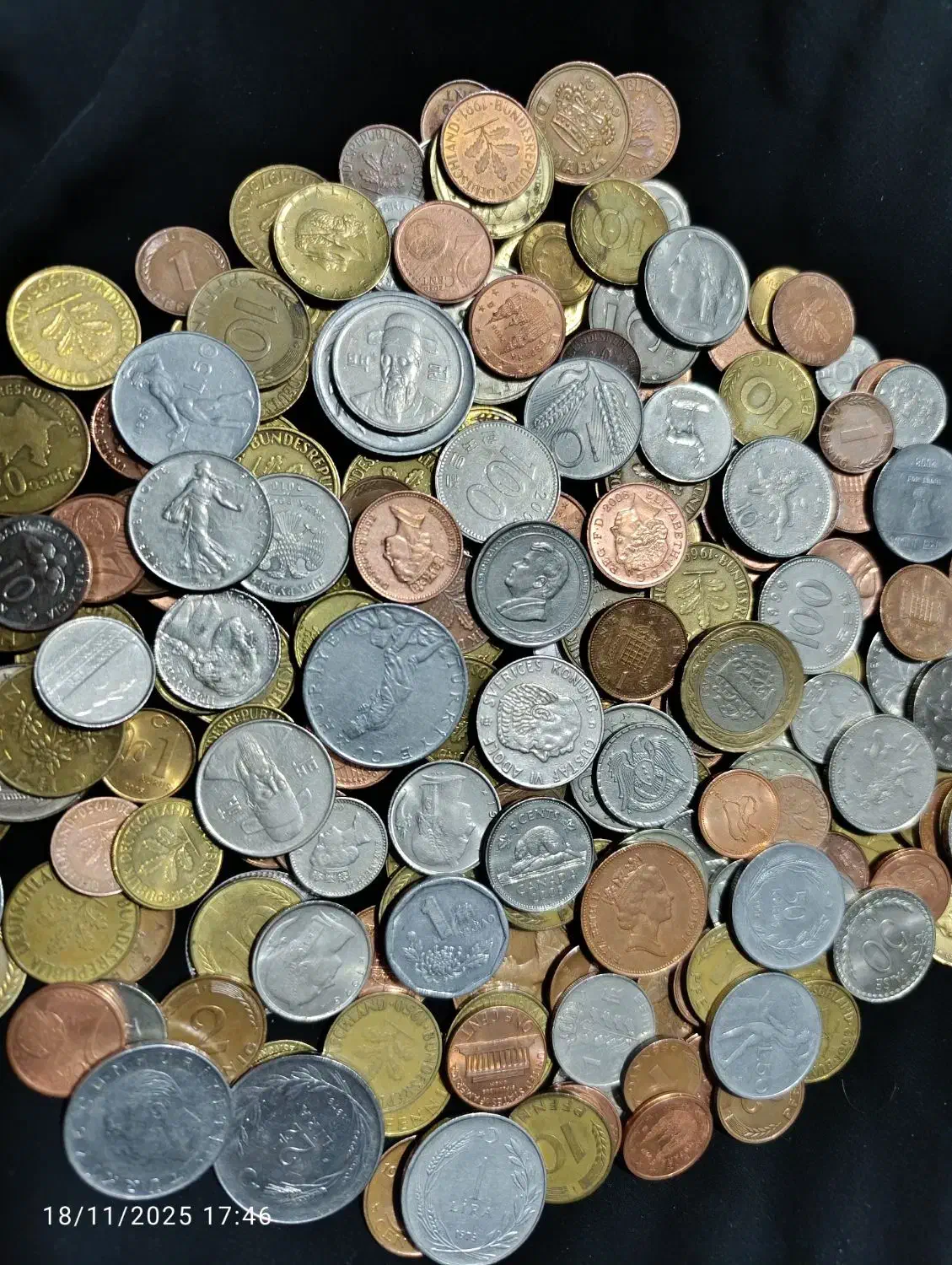 200 عدد سکه کلکسیونی خارجی|کلکسیون سکه، تمبر، اسکناس|کرمان, |دیوار