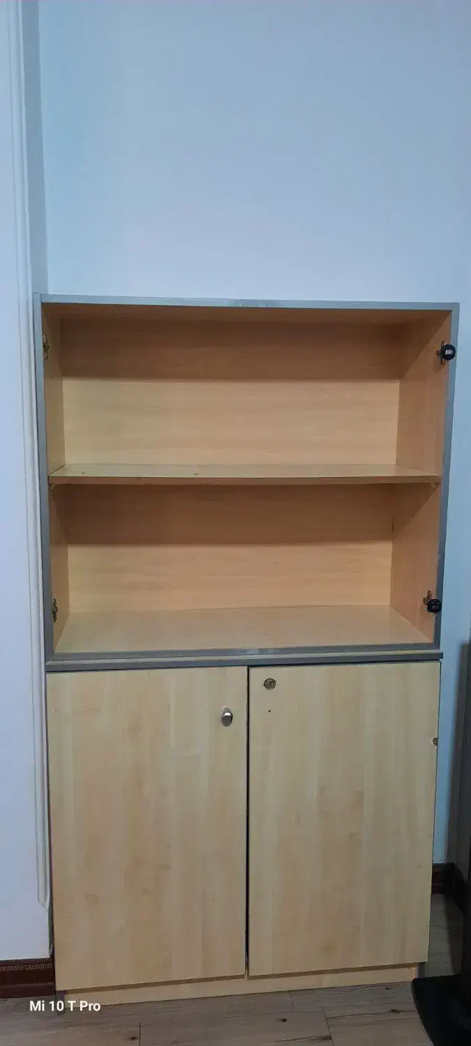 کتابخانه ۴ طبقه محکم وسالم|کتابخانه، شلف، قفسه‌های دیواری|اندیشه, شهرک المهدی|دیوار