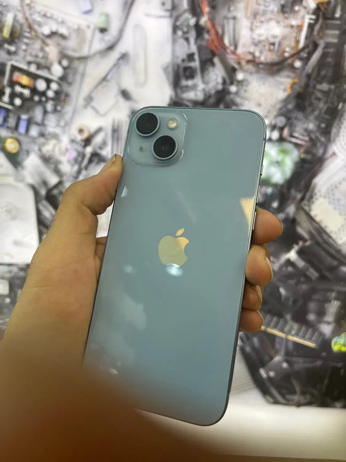 ایفون 14PLUSرنگ ابی 256گیگ پارت نامبر ZDA|موبایل|اصفهان, احمدآباد|دیوار