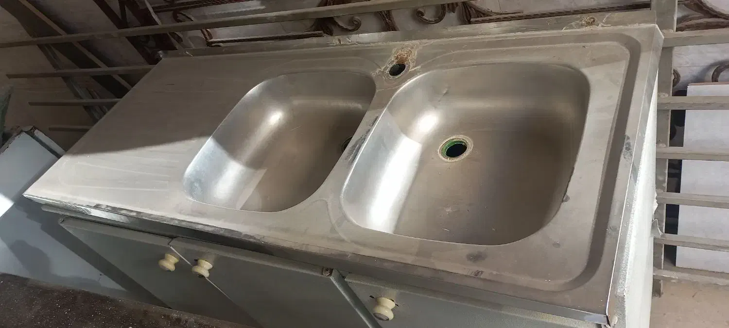 کابینت فلزی و سینگ اب چکان|مصالح و تجهیزات ساختمان|جوانرود, |دیوار