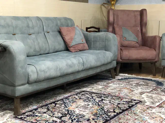 مبل راحتی هشت نفره|مبلمان خانگی و میز عسلی|سیرجان, |دیوار