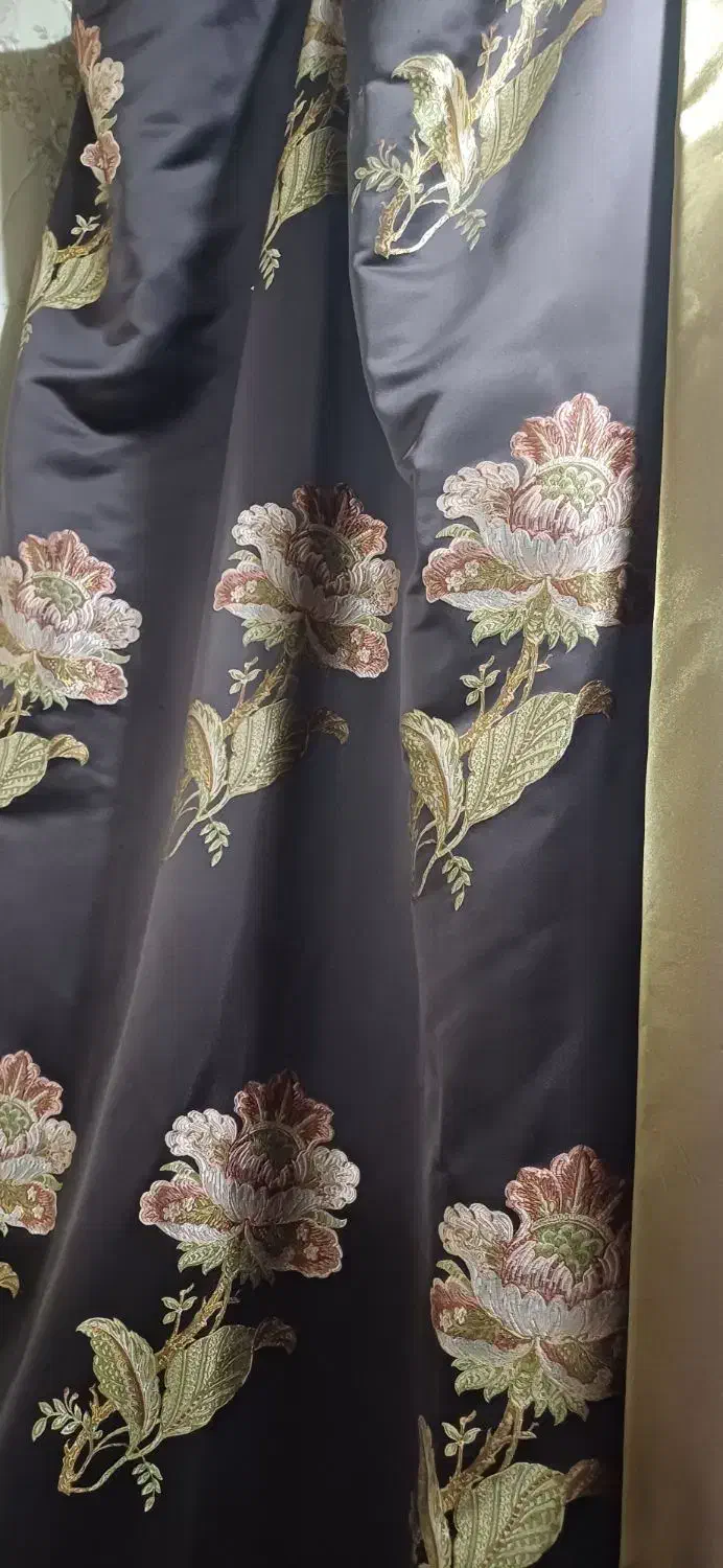 دستک پرده زیبا وسالم ویک جفت|پرده، رانر، رومیزی|مشهد, آزادشهر|دیوار