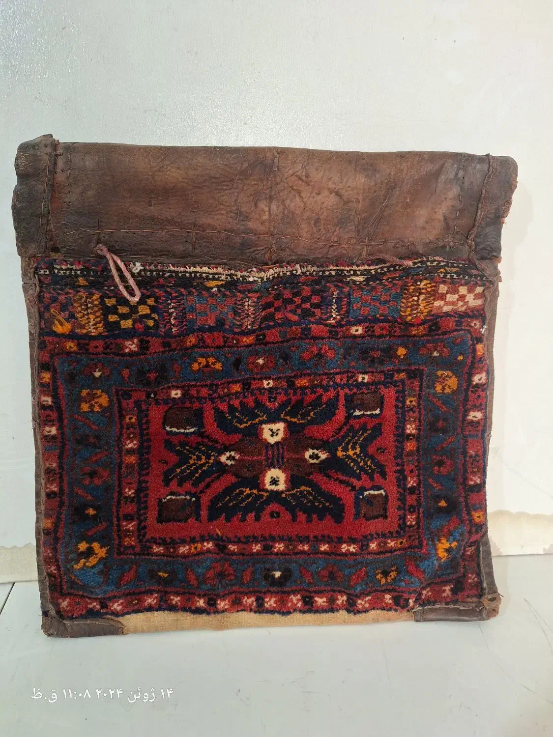 خورجین قالی عتیقه|کلکسیون اشیاء عتیقه|کرمان, |دیوار