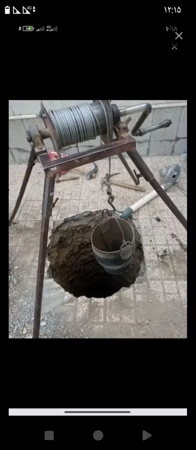 مقنی چاه متره حفره چاه|خدمات پیشه و مهارت|نیشابور, پنجراه|دیوار
