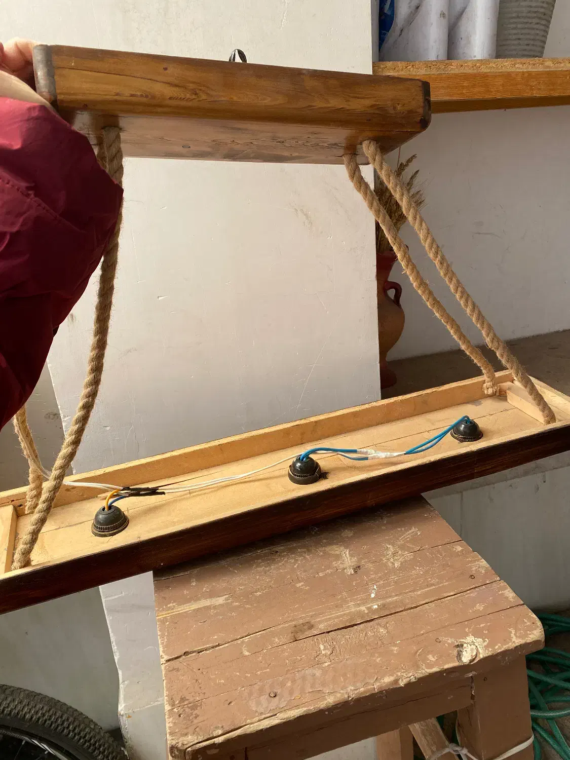 لوستر چوبی|لوستر و چراغ آویز|تبریز, |دیوار