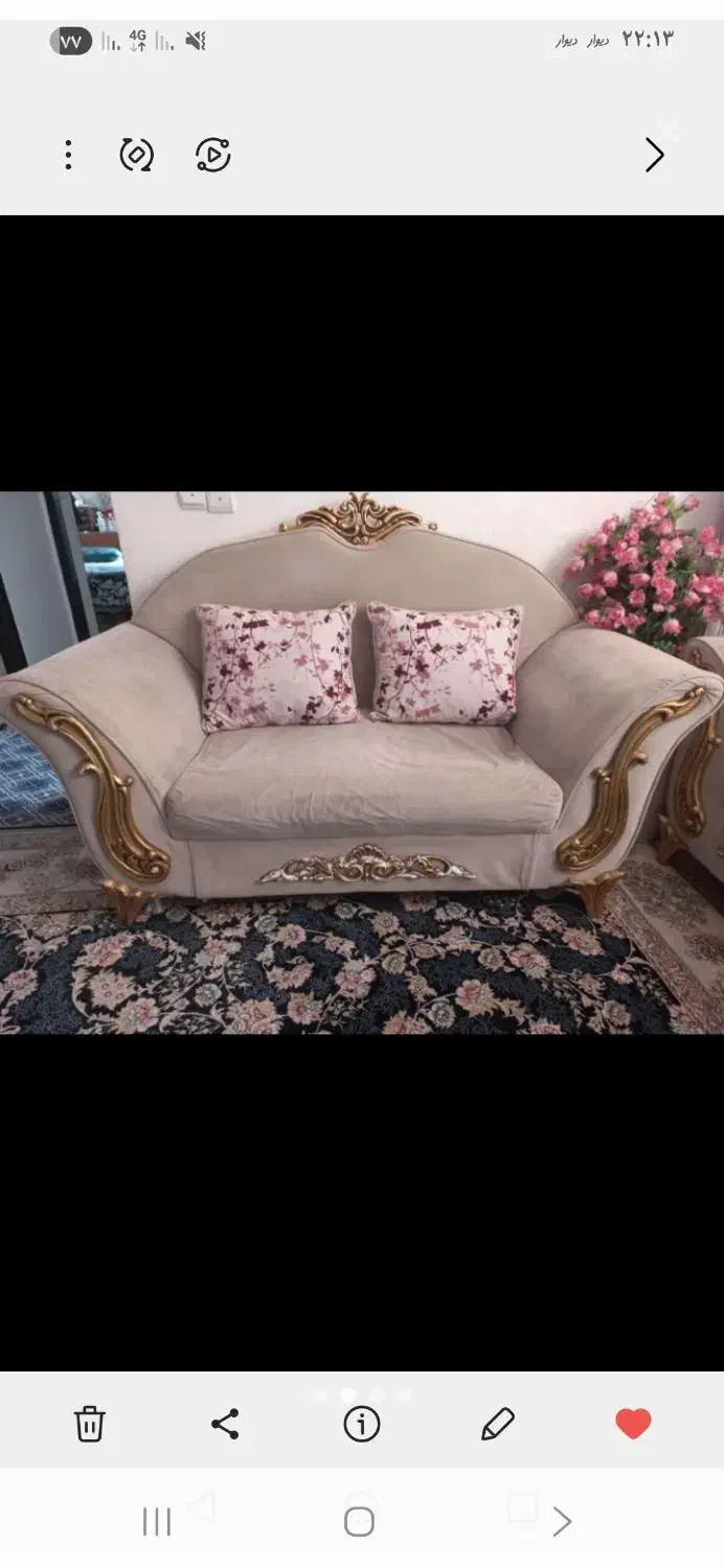 مبلمان|مبلمان خانگی و میز عسلی|کازرون, |دیوار