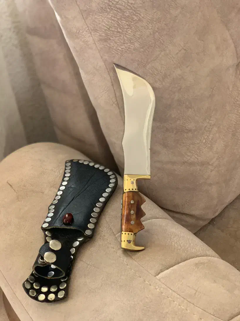 چاقو ترکمن۲۷سانت شافت|کوهنوردی و کمپینگ|گنبد کاووس, |دیوار