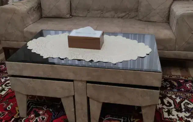 میز مستطیل خیلی شیک یک عدد بزرگ دو تا کوچک|مبلمان خانگی و میز عسلی|سهند, |دیوار