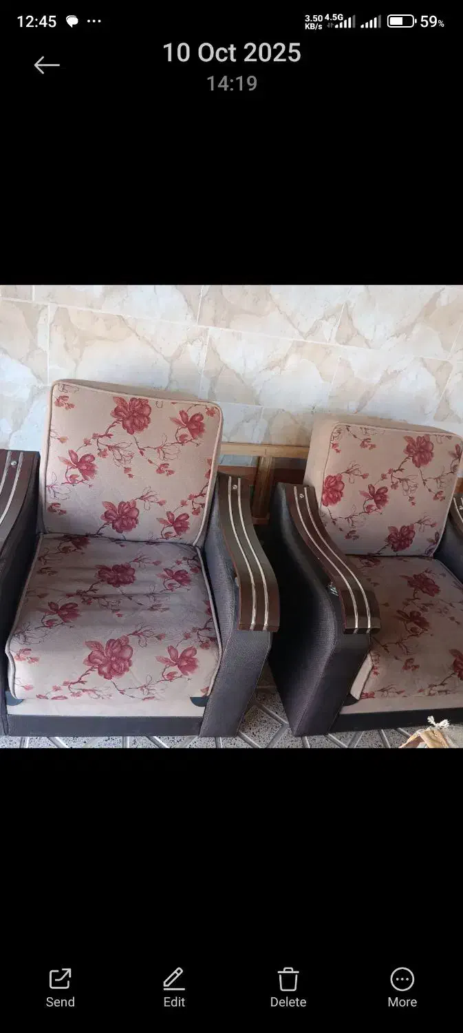 مبل ۱۰ نفره تخت شو|مبلمان خانگی و میز عسلی|شبستر, |دیوار