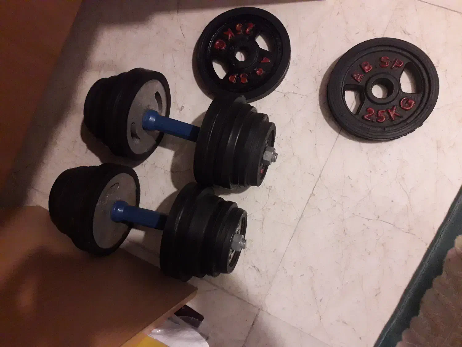 دمبل هالتر با وزنه|تجهیزات ورزشی|کتالم و سادات شهر, |دیوار