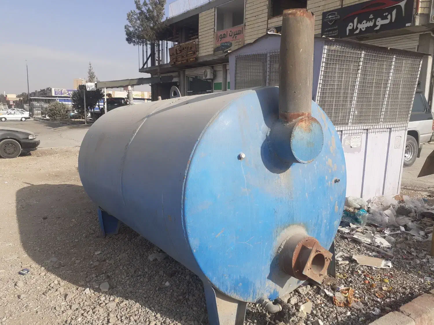 تانک آب|مصالح و تجهیزات ساختمان|فولادشهر, سایت صنعتی کاوه|دیوار