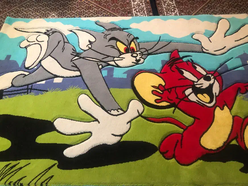 قالی ترک طرح کودک|فرش|شیراز, شهرک مخابرات|دیوار