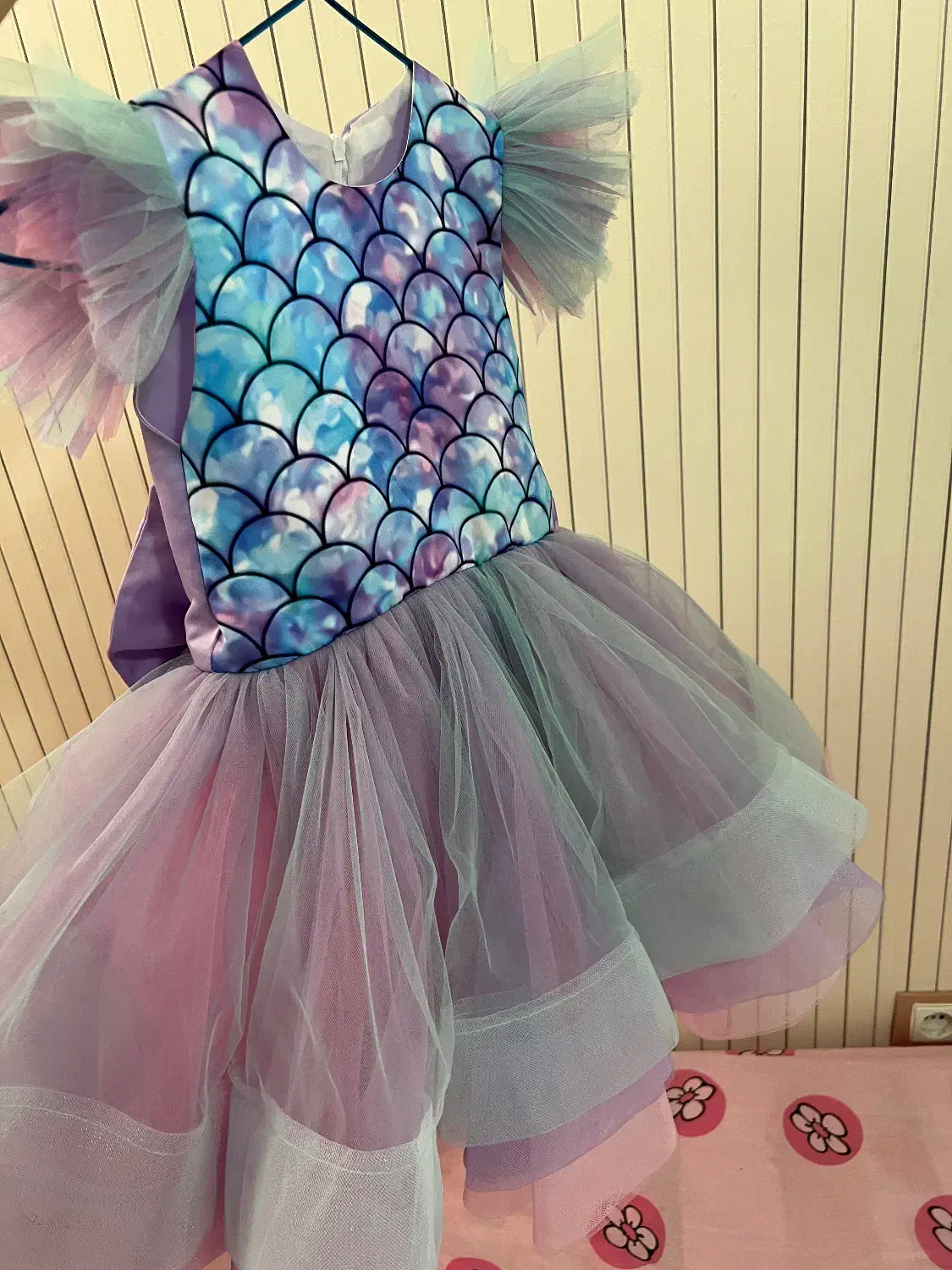 پیراهن پری دریایی دخترانه تولد|کفش و لباس بچه|تبریز, |دیوار