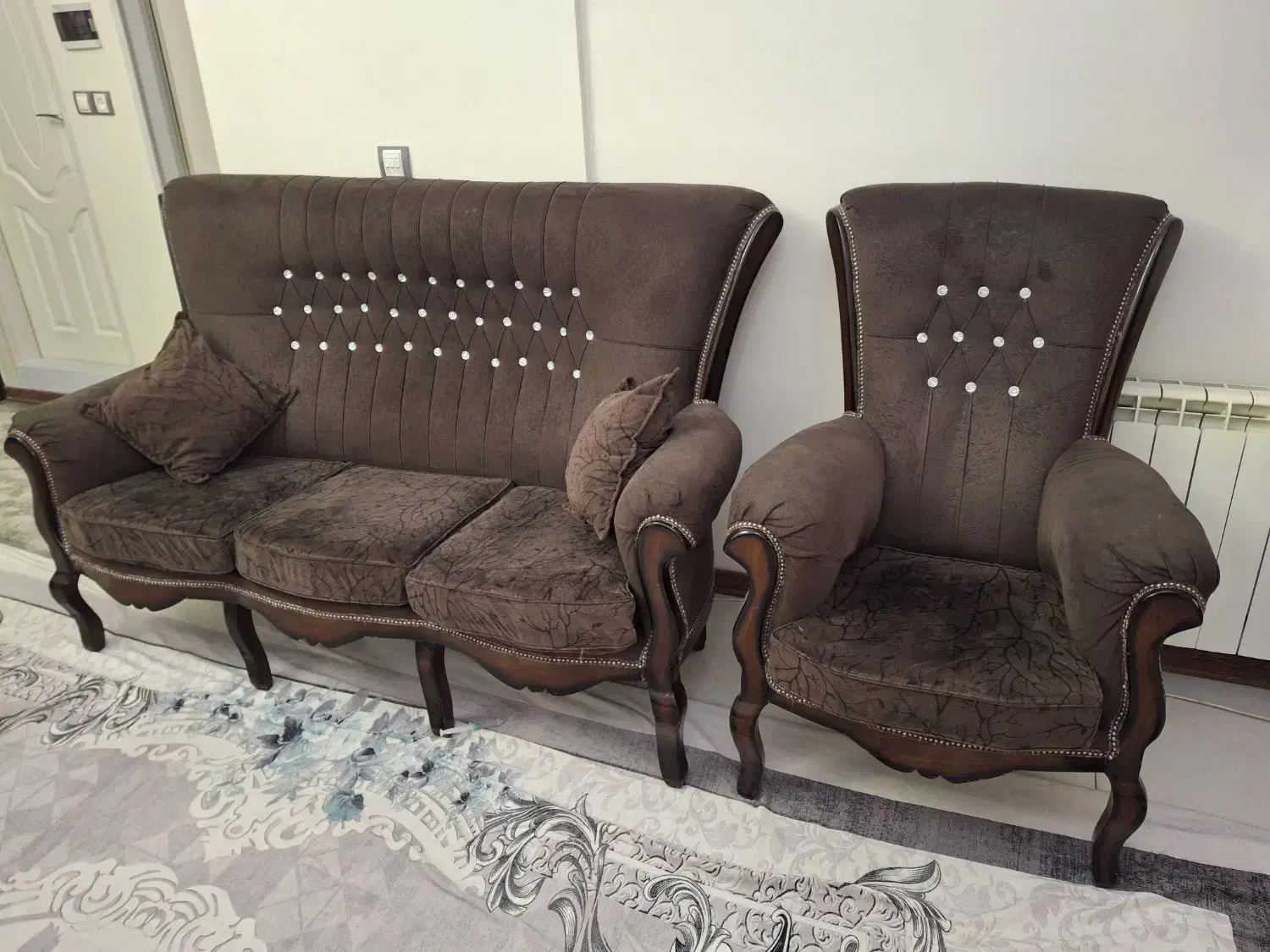 مبل راحتی 7 نفره و بوفه|مبلمان خانگی و میز عسلی|تهران, آبشار|دیوار