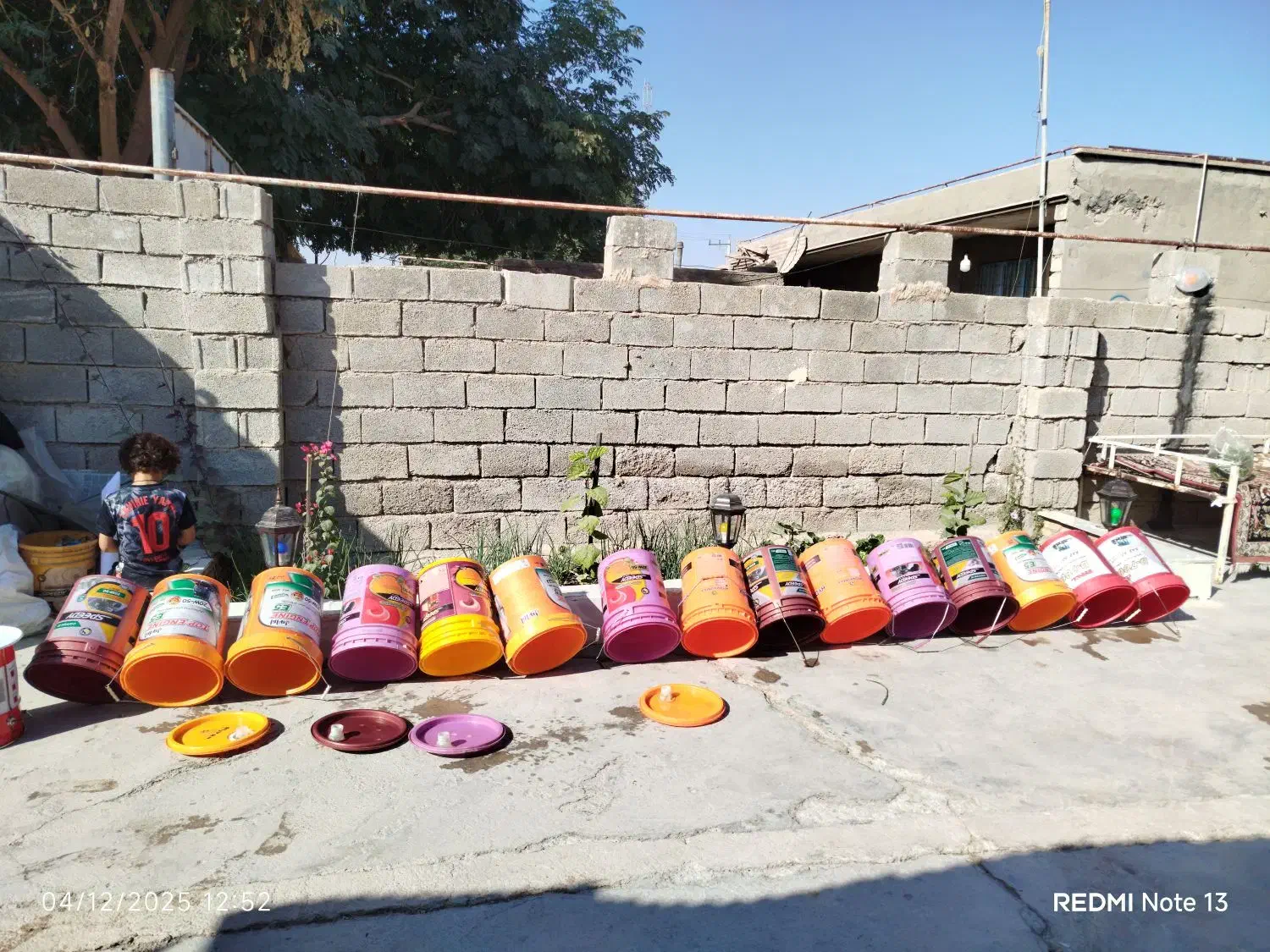 سطل محکم|ظروف نگهدارنده، پلاستیکی، یک‌بارمصرف|رامهرمز, |دیوار