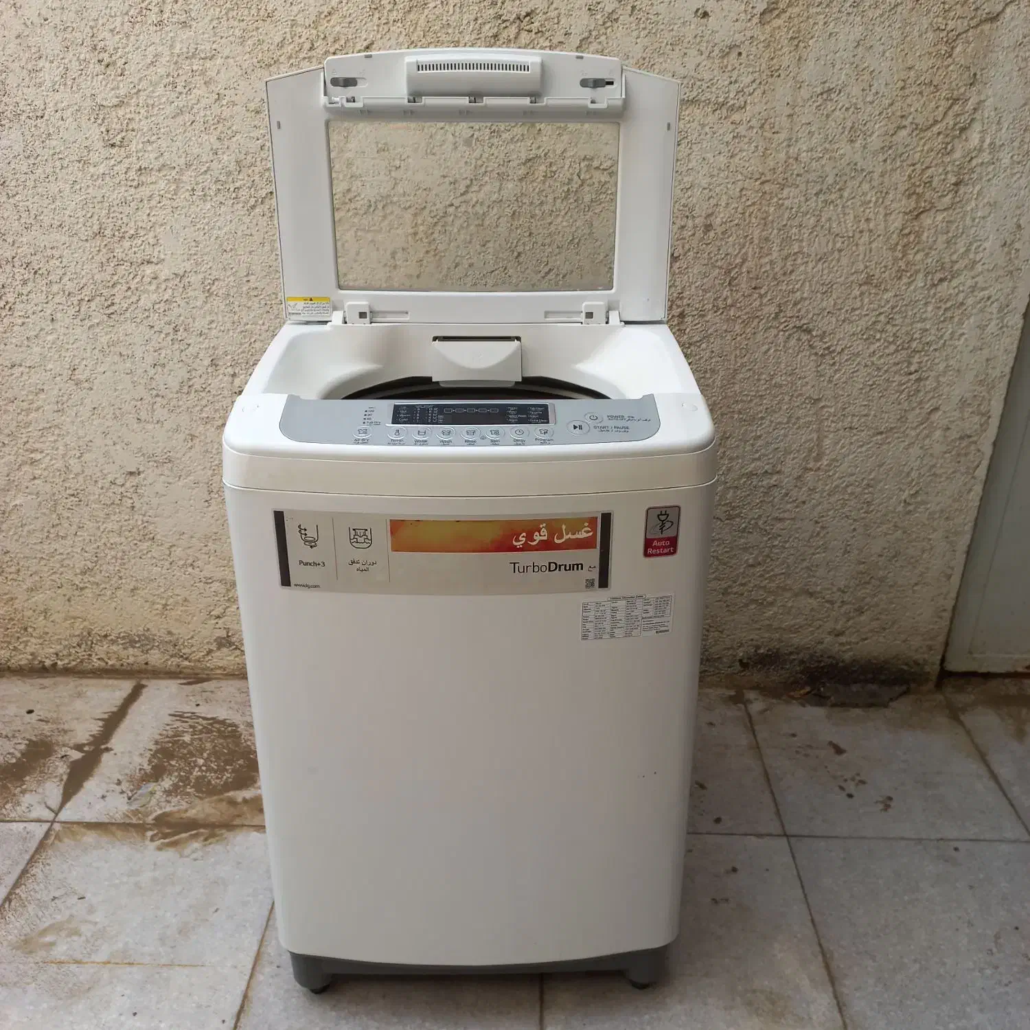 ماشین لباسشویی ال جی درب از بالا 10 کیلویی|ماشین لباسشویی و خشک‌کن لباس|بندر ماهشهر, |دیوار