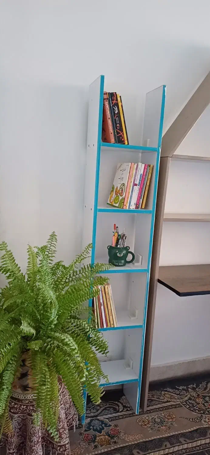 میز تحریر و کتابخانه|کتابخانه، شلف، قفسه‌های دیواری|سنندج, |دیوار