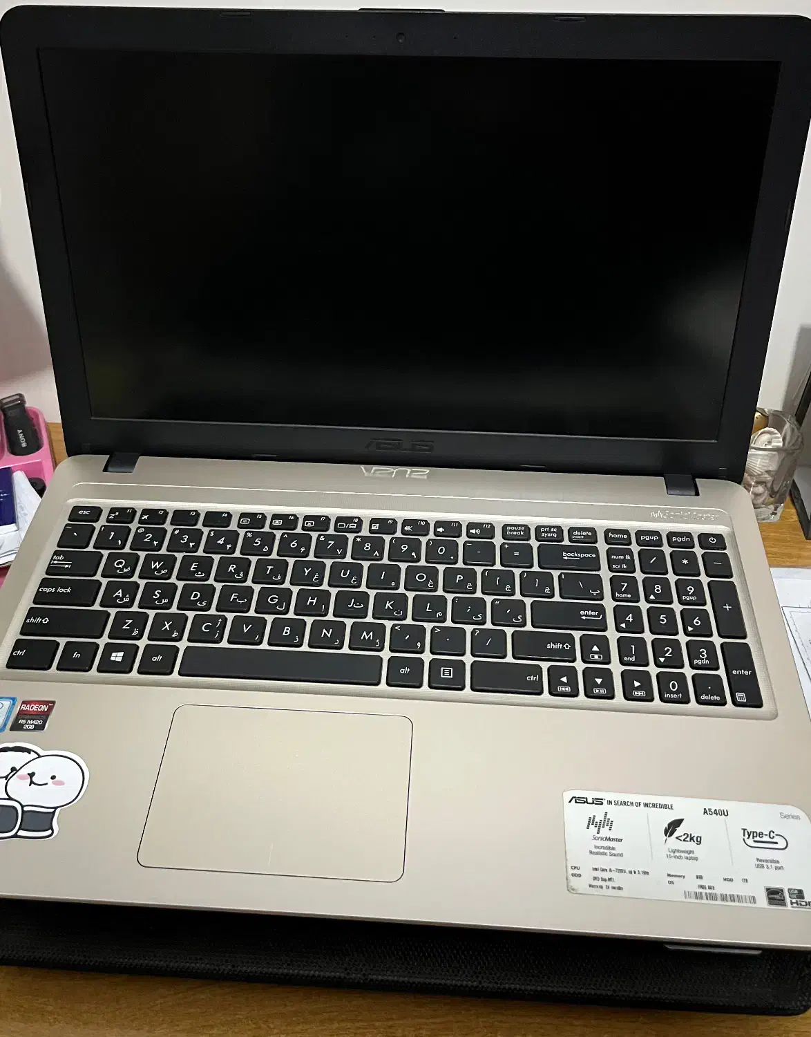 لپتاپ ایسوس ASUS A540U|رایانه همراه|فردیس, فردیس|دیوار