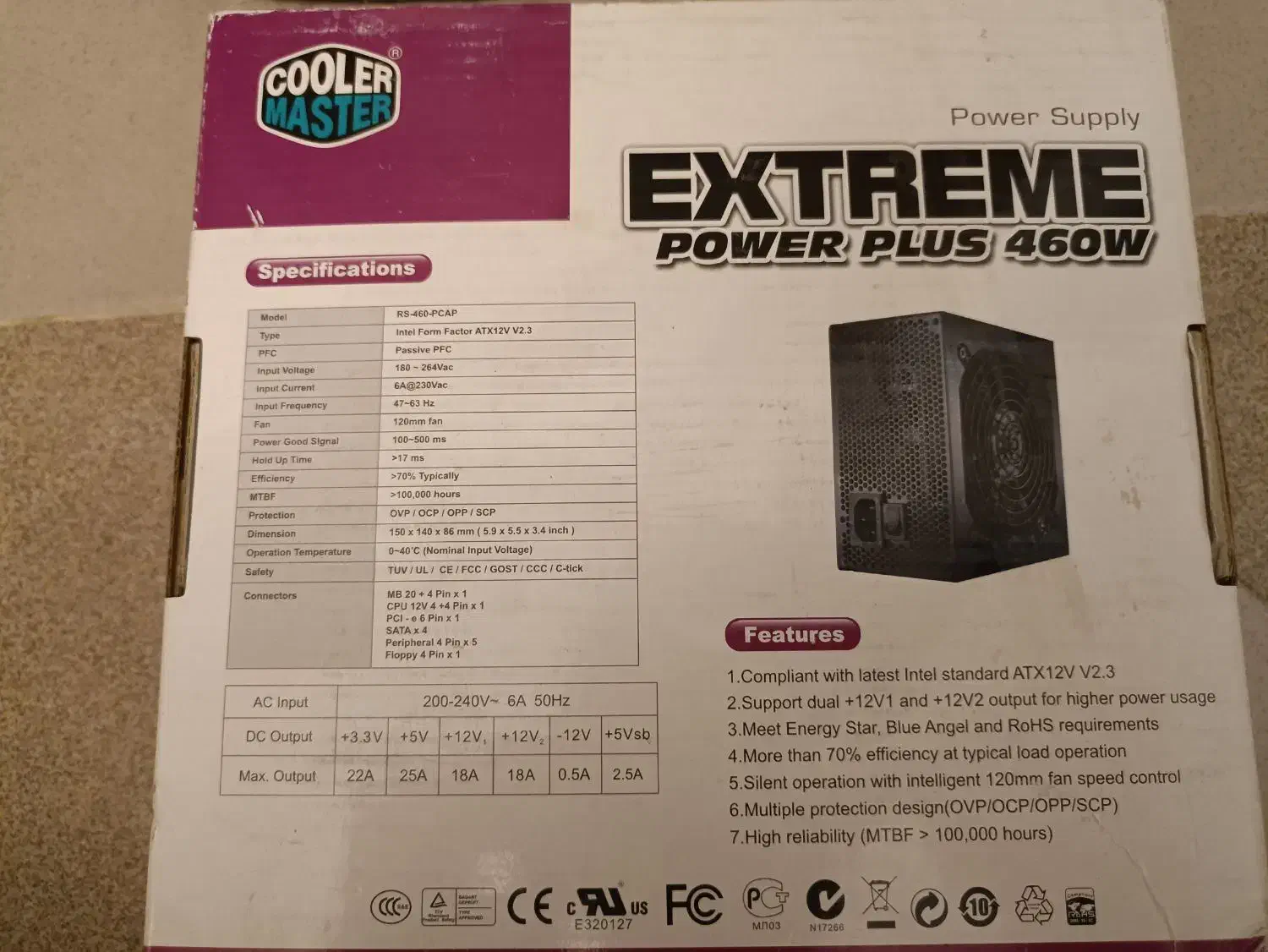 منبع برق cooler master مدل rs-460-acap|قطعات و لوازم جانبی رایانه|شاهین‌شهر, بنیاد ازدواج|دیوار