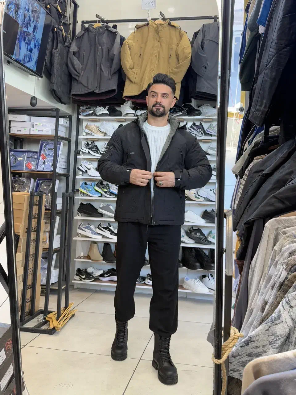 کاپشن جیب جیب پاکتی وارداتی(بهنام پلیس)|لباس|تبریز, |دیوار