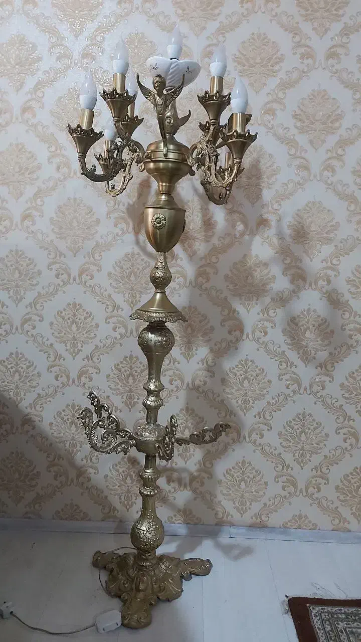 سه عدد کنار سالنی برنز|لوستر و چراغ آویز|خوی, |دیوار