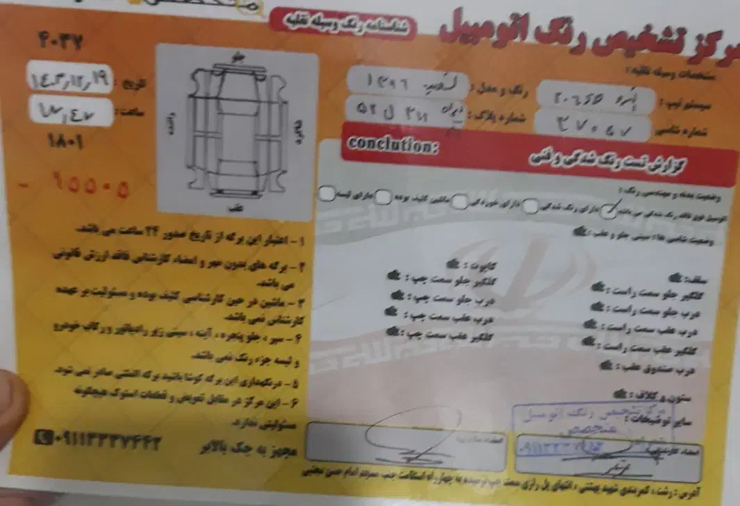 ۲۰۶اس دی بی رنگ|خودرو سواری و وانت|رشت, حمیدیان|دیوار