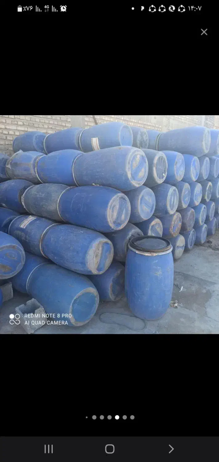 بشکه انواع گالن پلاستیکی کارکرده و نو|عمده‌فروشی|اراک, |دیوار