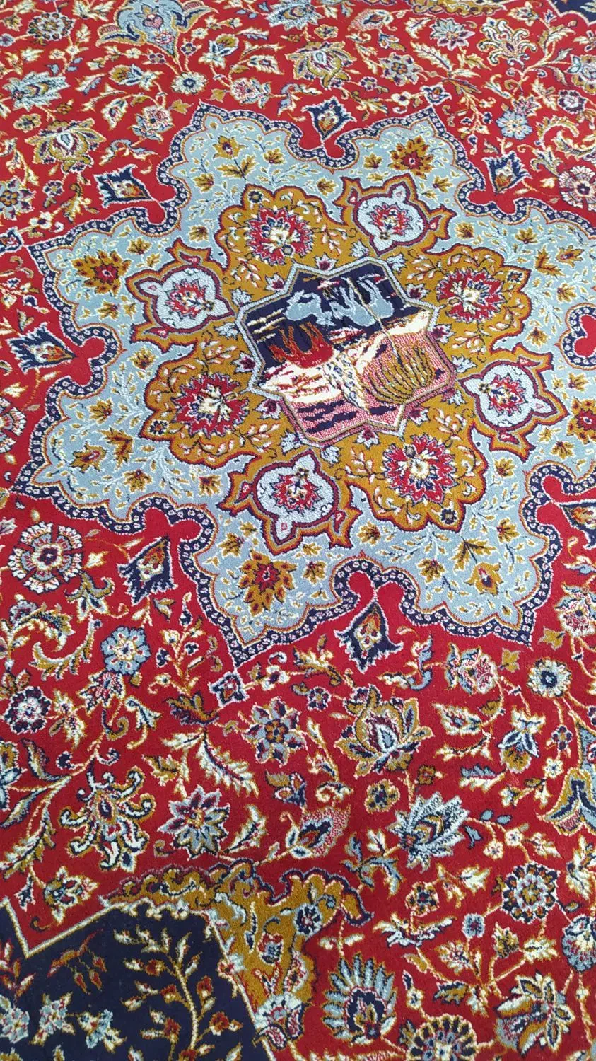 یک تخته فرش 12متری سالم وتمیزخوشنقشه|فرش|ساوه, |دیوار