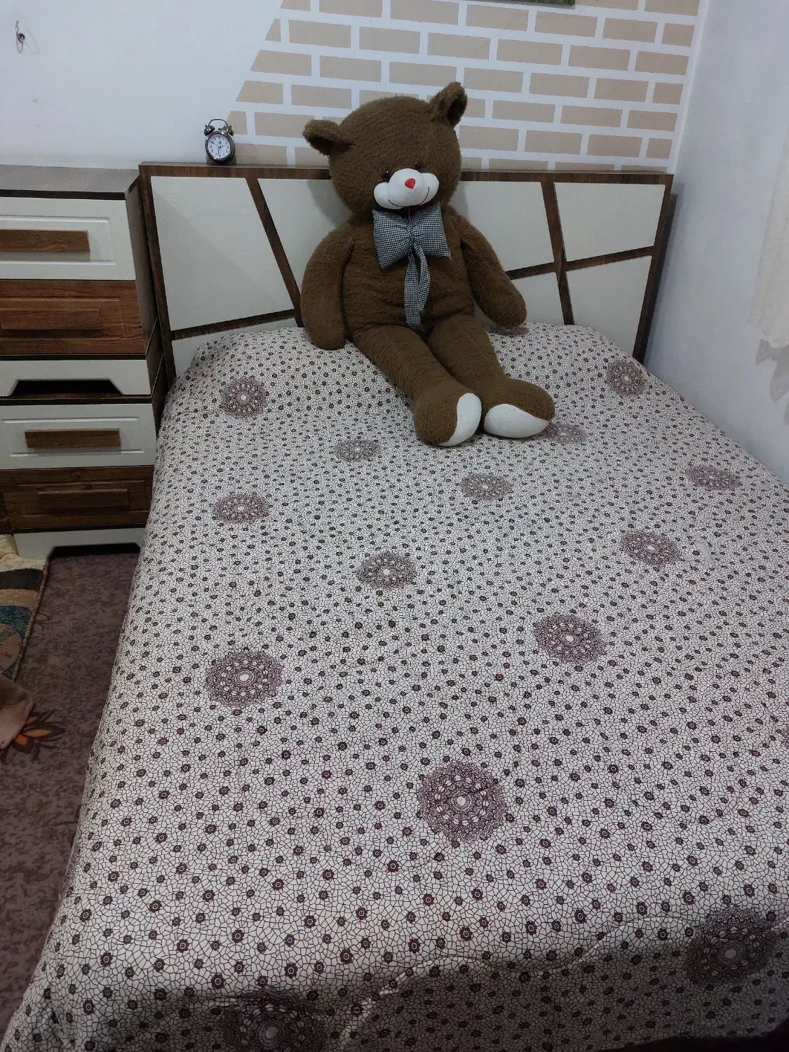 سرویس خواب کامل بدون عیب|تخت و سرویس خواب|سقز, |دیوار