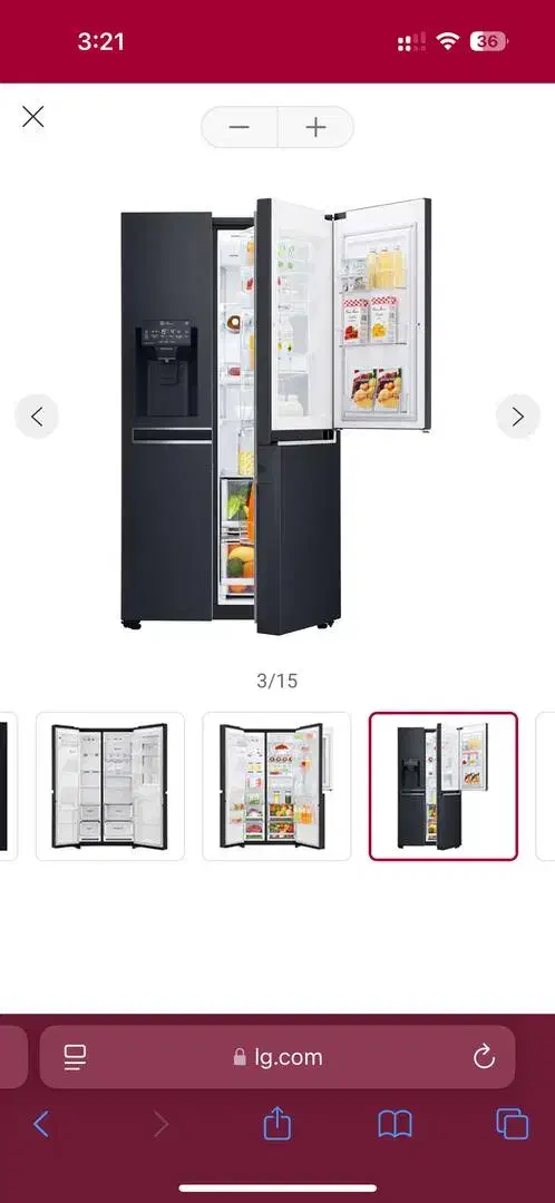 یخچال x267 LG نو نو|یخچال و فریزر|تهران, طرشت|دیوار