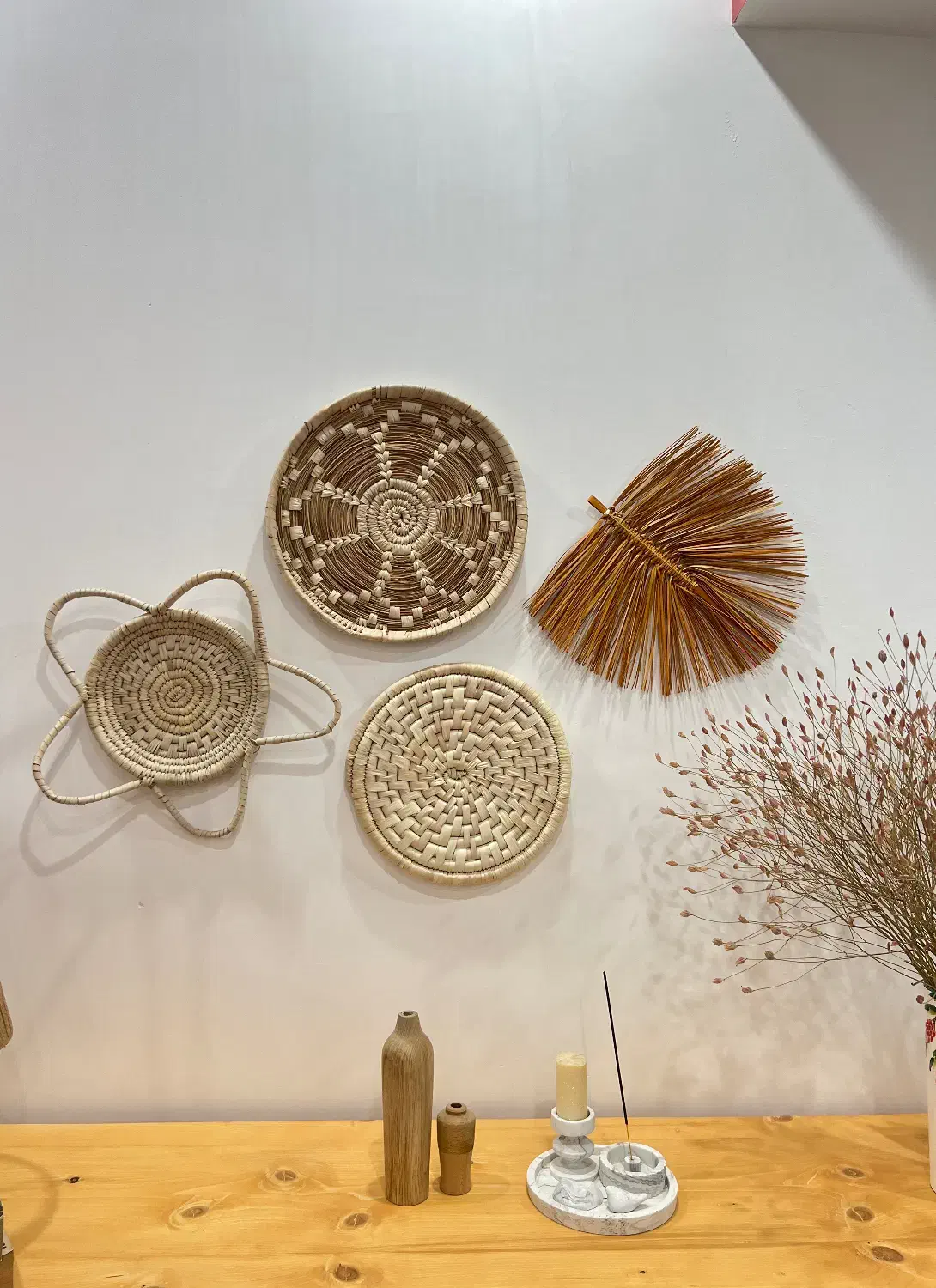 دیوار کوب حصیری|صنایع دستی و سایر لوازم تزئینی|بیرجند, |دیوار