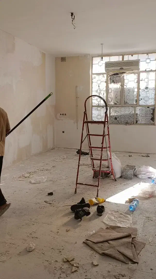 رنگ امیزی (نقاش) و تعمیرات ساختمان|خدمات پیشه و مهارت|اهواز, زیتون کارمندی|دیوار