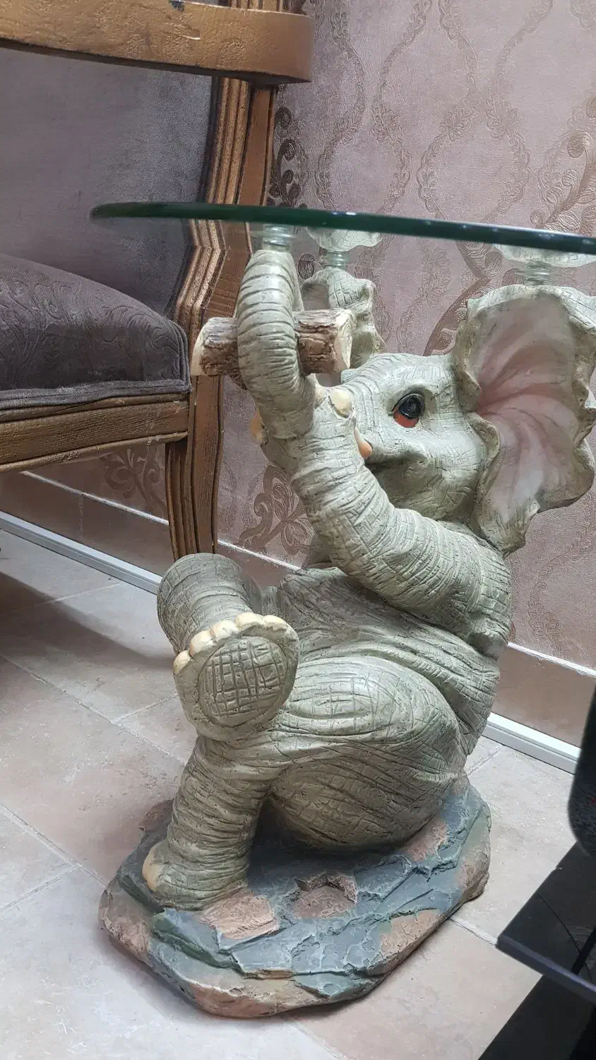 میز شیشه ای|مبلمان خانگی و میز عسلی|کیش, |دیوار