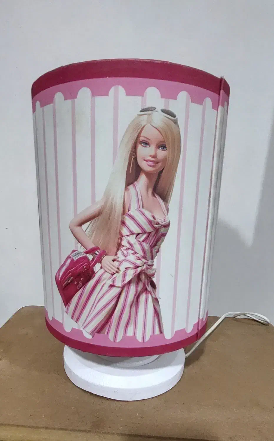 چراغ خواب دخترانه باربی|اسباب و اثاث بچه|ساوه, |دیوار