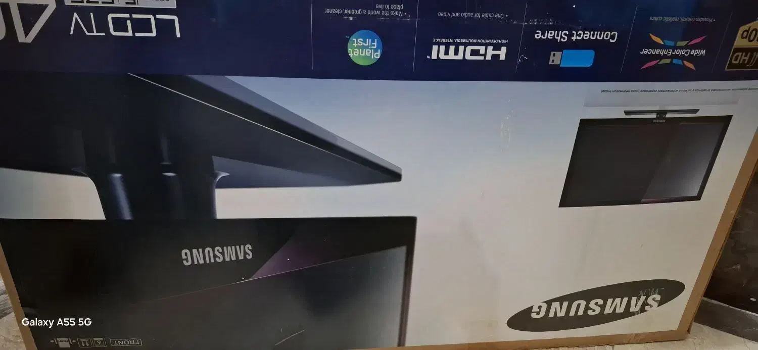 تلویزیون LCD سامسونگ 40 اینچ|تلویزیون و پروژکتور|قزوین, |دیوار