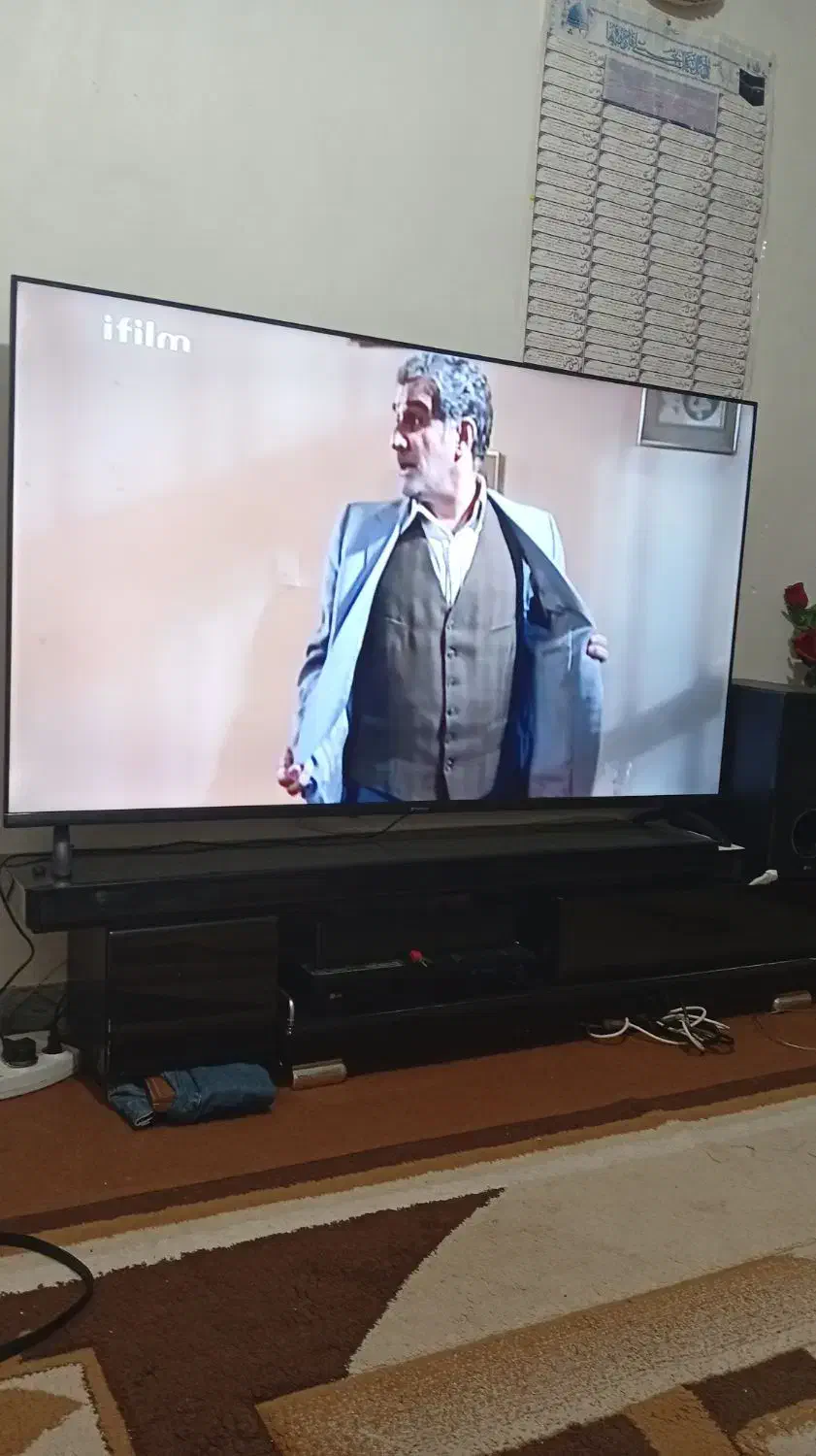 تلوزیون 65اینچ مدیا استاربامیز وپایه دیواری|تلویزیون و پروژکتور|بندرعباس, |دیوار