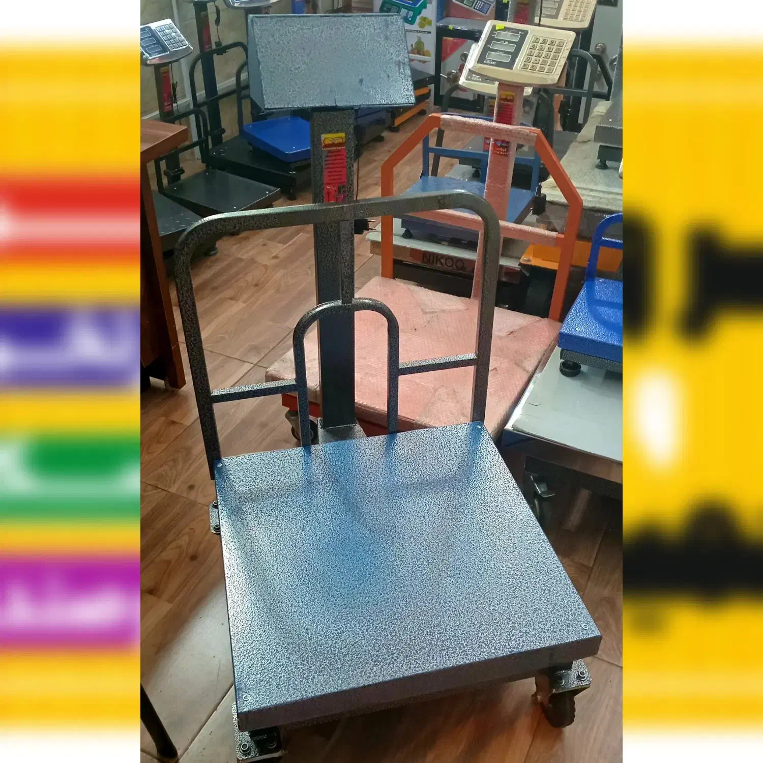 باسکول برنج چرخ دایکاست کابیندار ترازو ۵۰۰کیلو|فروشگاه و مغازه|لاهیجان, مهرگان|دیوار
