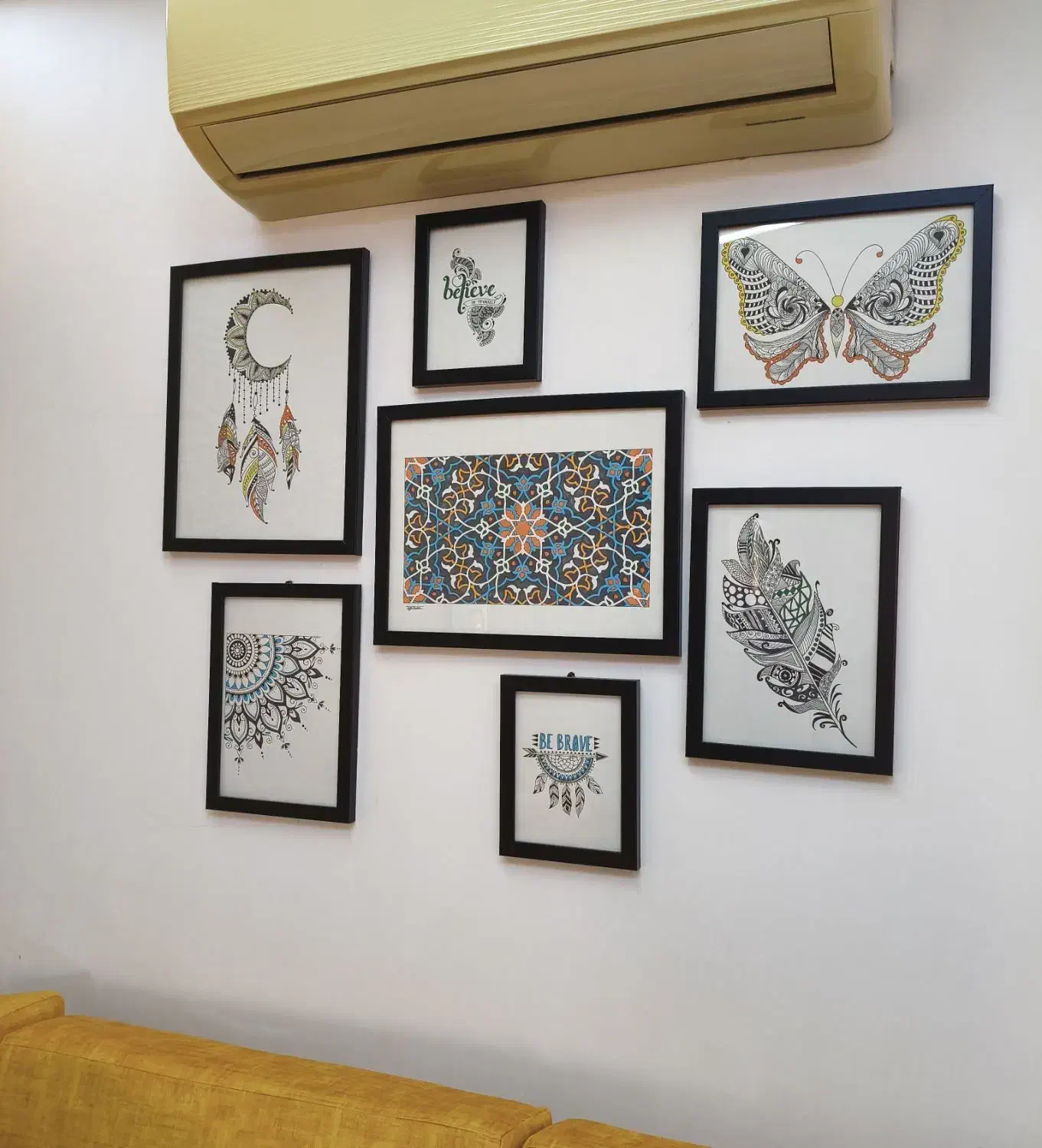 تابلو دکوراتیو مدرن-اسلیمی|تابلو، نقاشی، عکس|چمستان, |دیوار