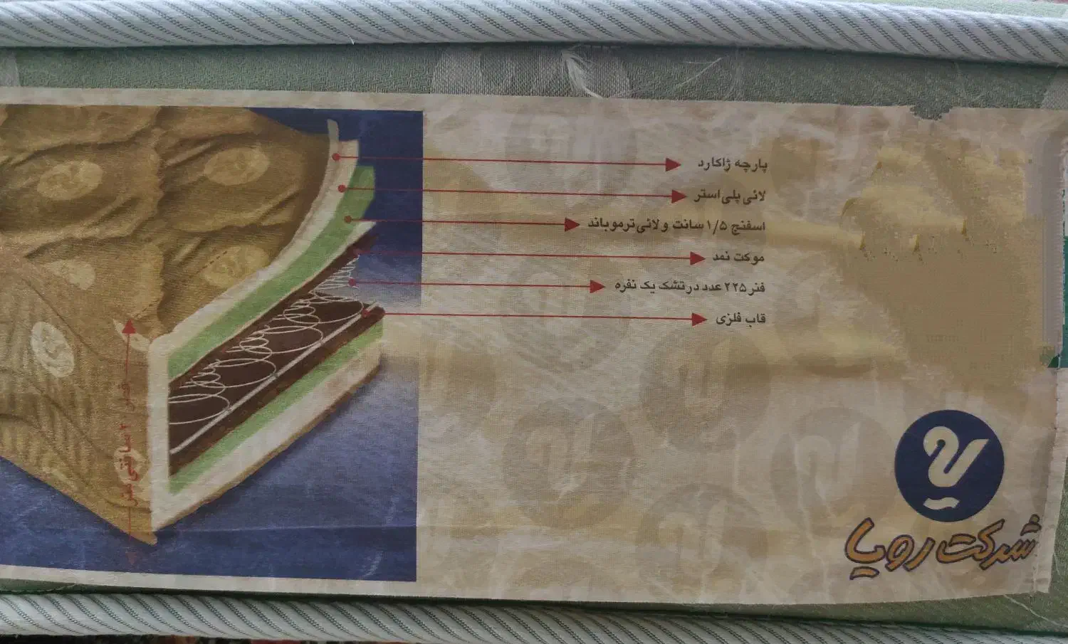 تشک دو نفر|تشک تختخواب|شوشتر, |دیوار